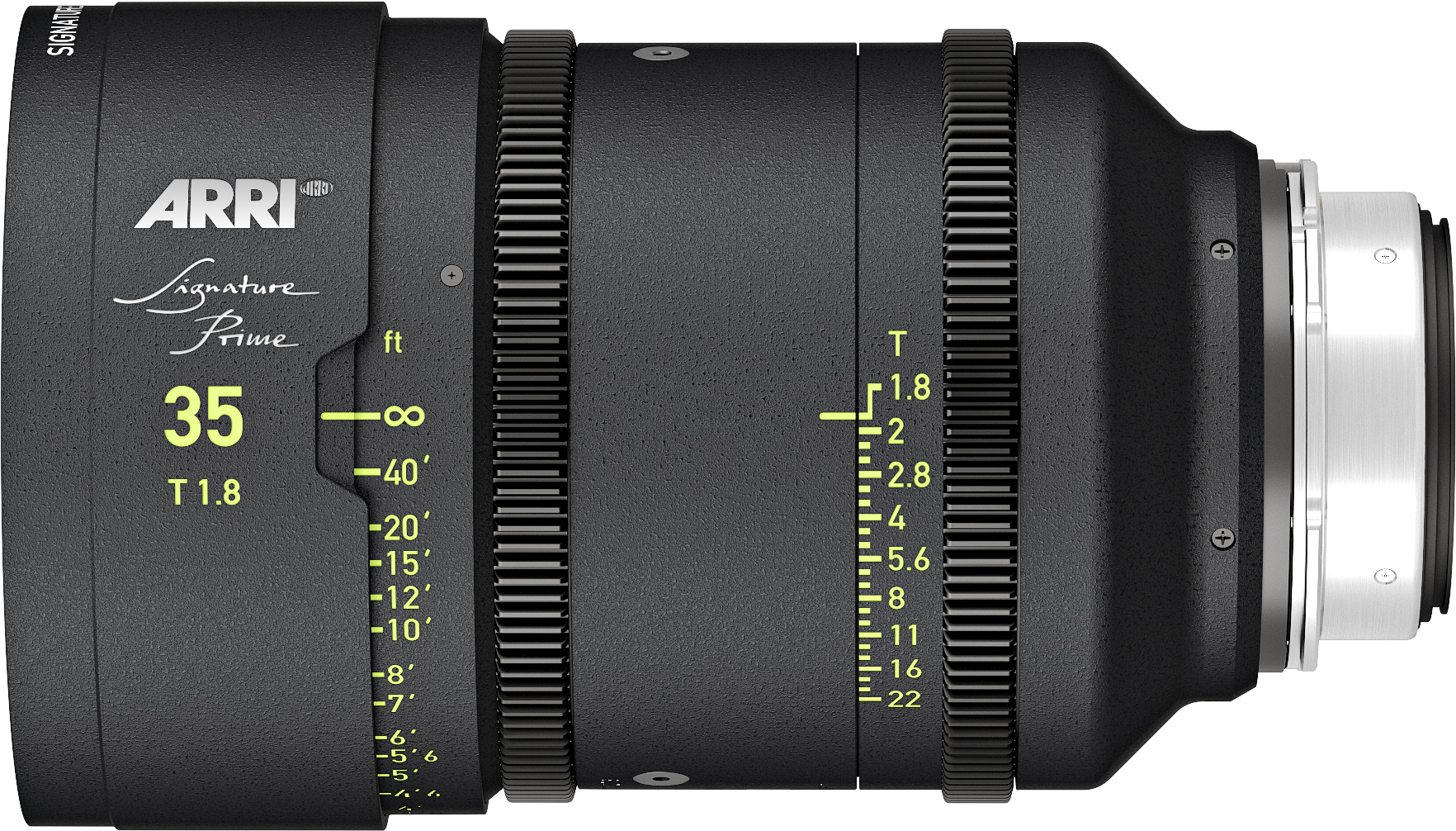 ARRI Signature Prime Lens 35mm/T1.8 Feet Scale Vocas Sales & Services