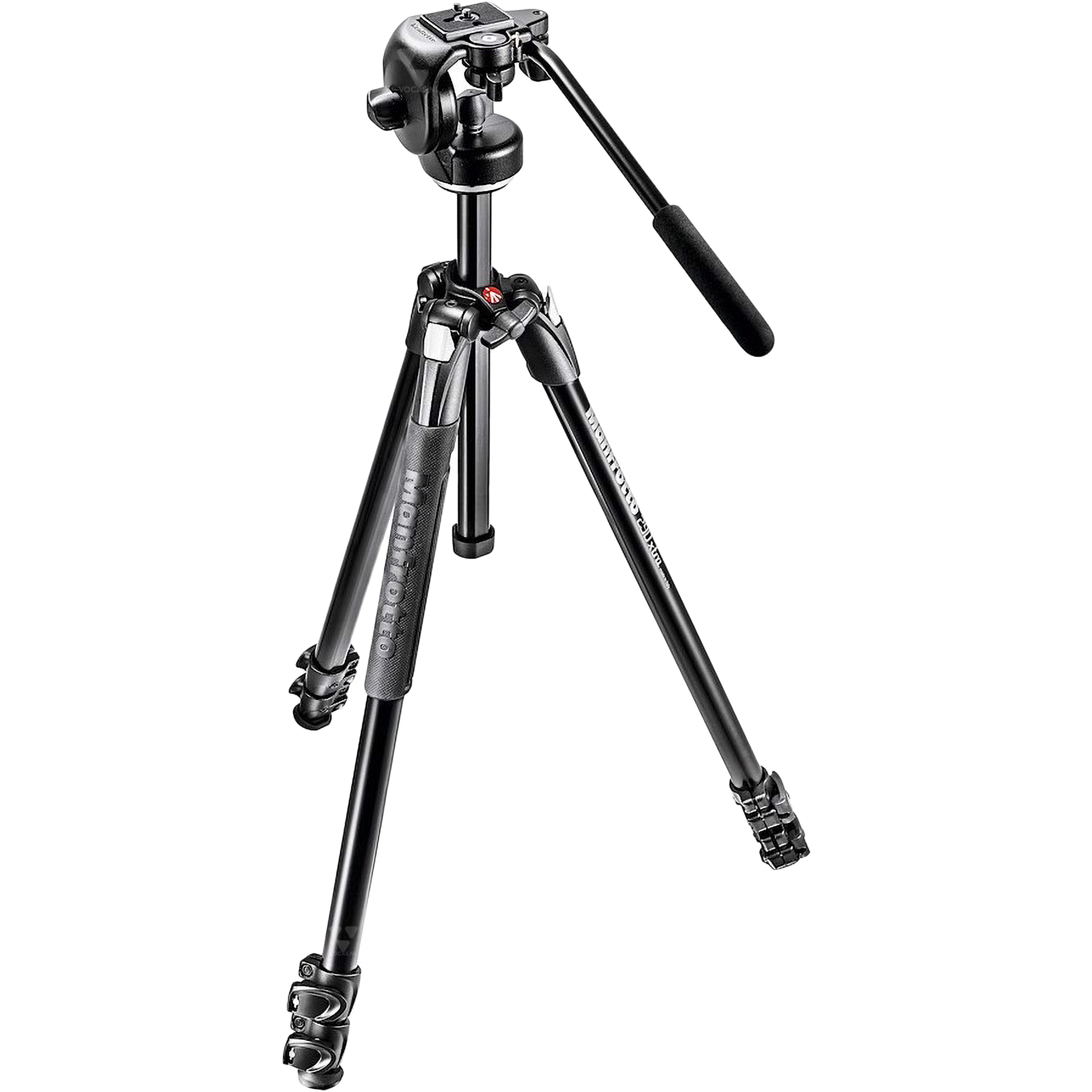 Manfrotto 290 Xtra Alu 3-Section Tripod Kit with 128RC Fluid Head